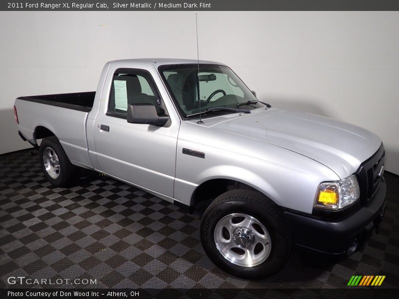 Silver Metallic / Medium Dark Flint 2011 Ford Ranger XL Regular Cab