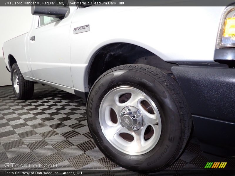 Silver Metallic / Medium Dark Flint 2011 Ford Ranger XL Regular Cab