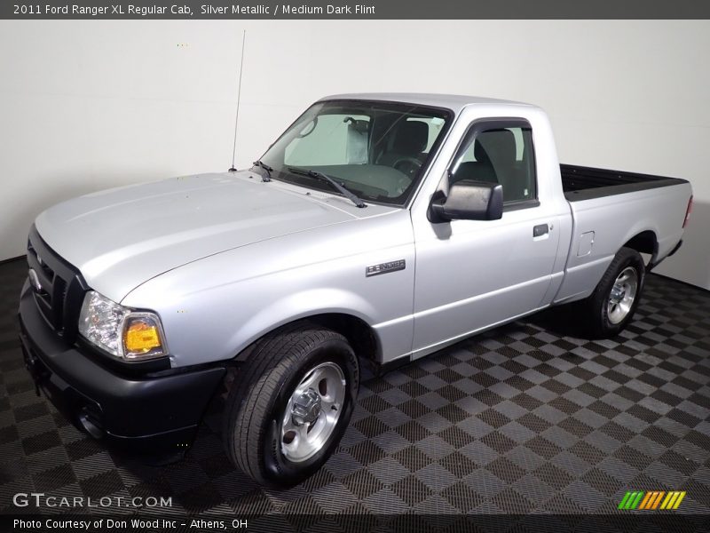 Silver Metallic / Medium Dark Flint 2011 Ford Ranger XL Regular Cab