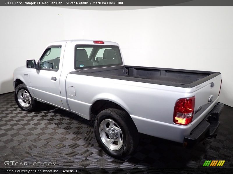 Silver Metallic / Medium Dark Flint 2011 Ford Ranger XL Regular Cab
