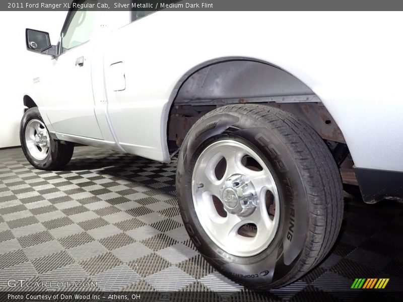 Silver Metallic / Medium Dark Flint 2011 Ford Ranger XL Regular Cab