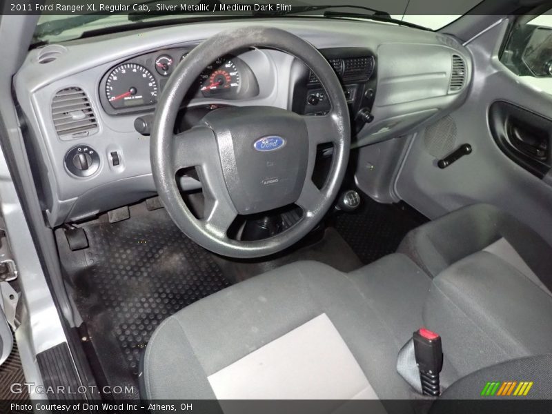 Silver Metallic / Medium Dark Flint 2011 Ford Ranger XL Regular Cab
