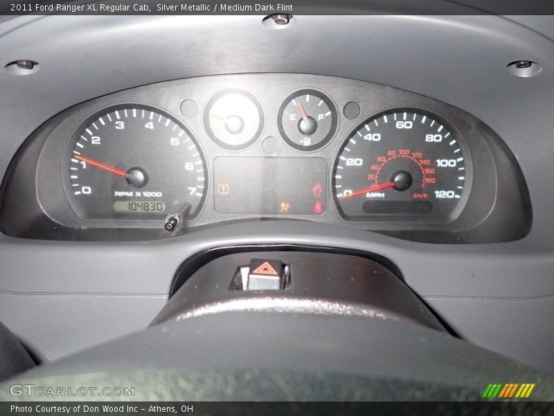 Silver Metallic / Medium Dark Flint 2011 Ford Ranger XL Regular Cab