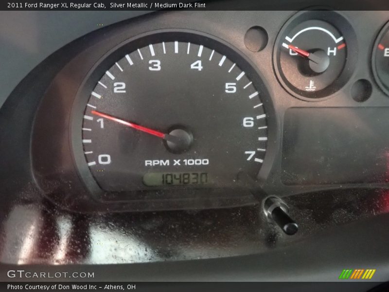 Silver Metallic / Medium Dark Flint 2011 Ford Ranger XL Regular Cab