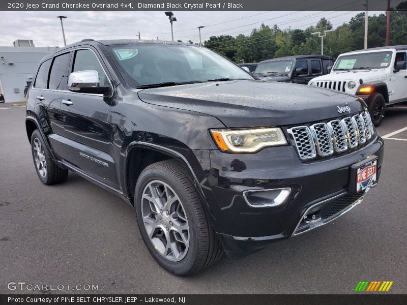 Diamond Black Crystal Pearl / Black 2020 Jeep Grand Cherokee Overland 4x4