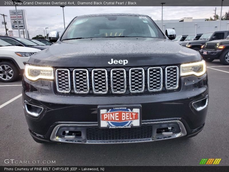 Diamond Black Crystal Pearl / Black 2020 Jeep Grand Cherokee Overland 4x4