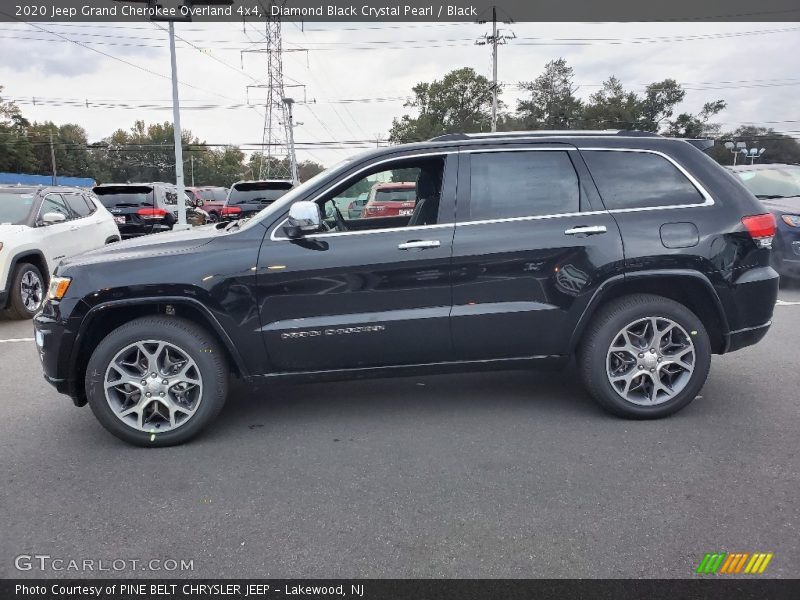 Diamond Black Crystal Pearl / Black 2020 Jeep Grand Cherokee Overland 4x4