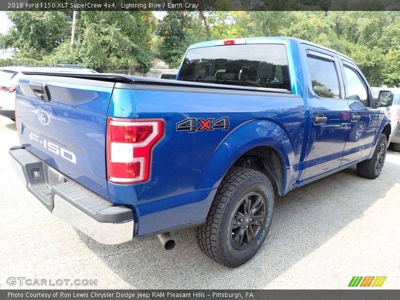 Lightning Blue / Earth Gray 2018 Ford F150 XLT SuperCrew 4x4