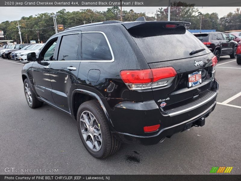 Diamond Black Crystal Pearl / Black 2020 Jeep Grand Cherokee Overland 4x4