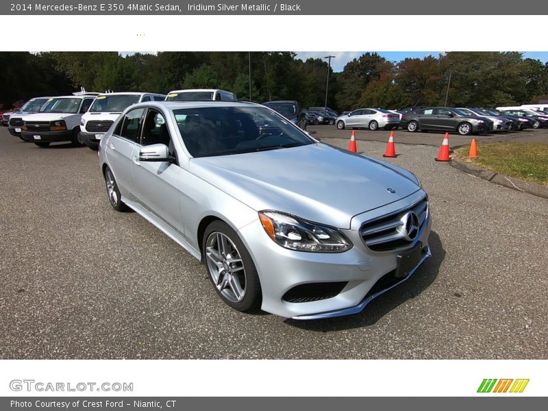 Iridium Silver Metallic / Black 2014 Mercedes-Benz E 350 4Matic Sedan