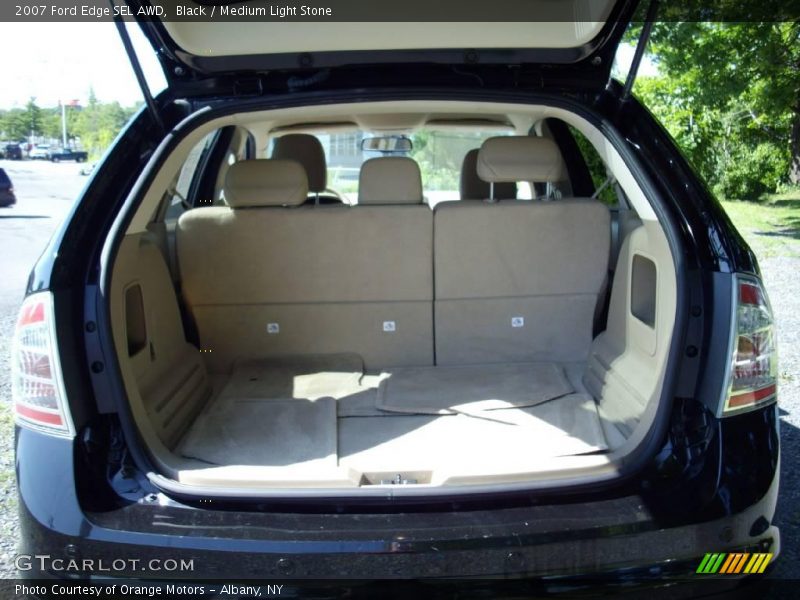 Black / Medium Light Stone 2007 Ford Edge SEL AWD