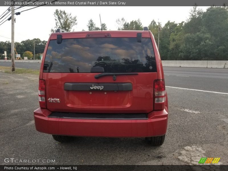 Inferno Red Crystal Pearl / Dark Slate Gray 2010 Jeep Liberty Sport 4x4