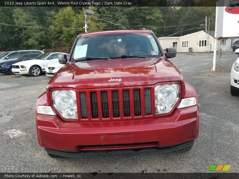 Inferno Red Crystal Pearl / Dark Slate Gray 2010 Jeep Liberty Sport 4x4