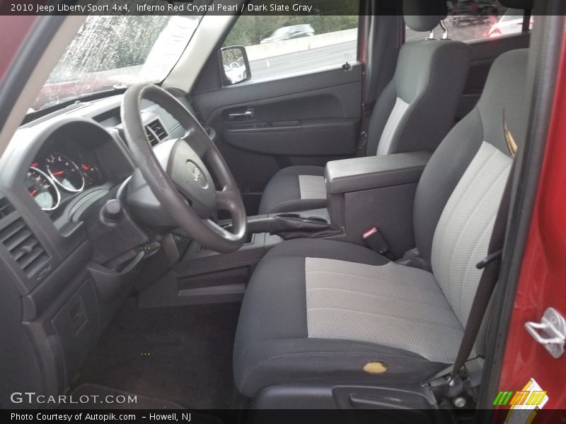Inferno Red Crystal Pearl / Dark Slate Gray 2010 Jeep Liberty Sport 4x4