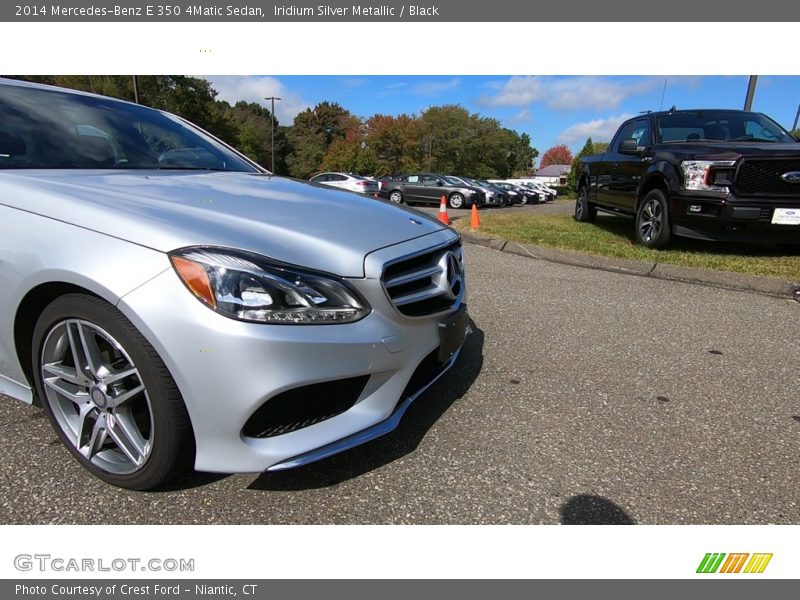 Iridium Silver Metallic / Black 2014 Mercedes-Benz E 350 4Matic Sedan