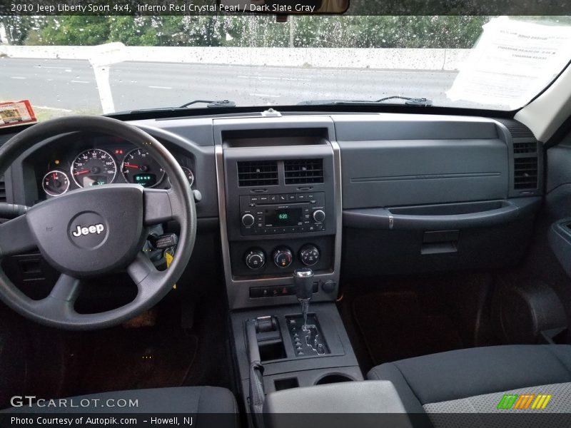 Inferno Red Crystal Pearl / Dark Slate Gray 2010 Jeep Liberty Sport 4x4