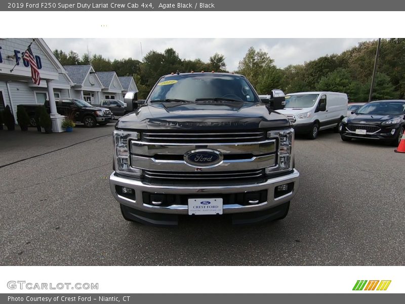 Agate Black / Black 2019 Ford F250 Super Duty Lariat Crew Cab 4x4