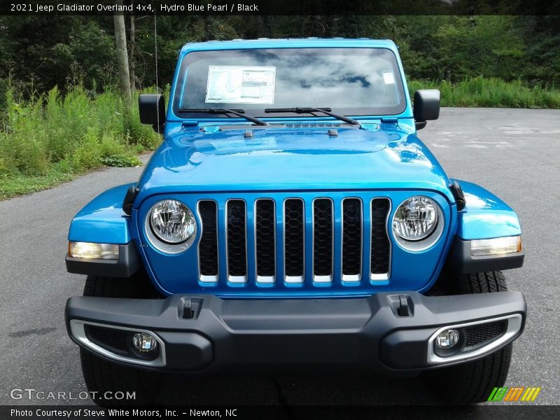 Hydro Blue Pearl / Black 2021 Jeep Gladiator Overland 4x4