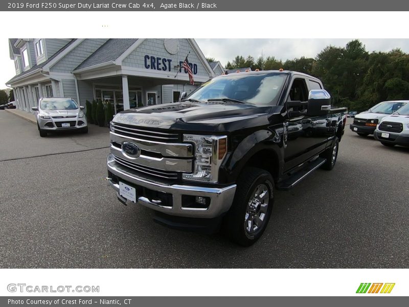 Agate Black / Black 2019 Ford F250 Super Duty Lariat Crew Cab 4x4