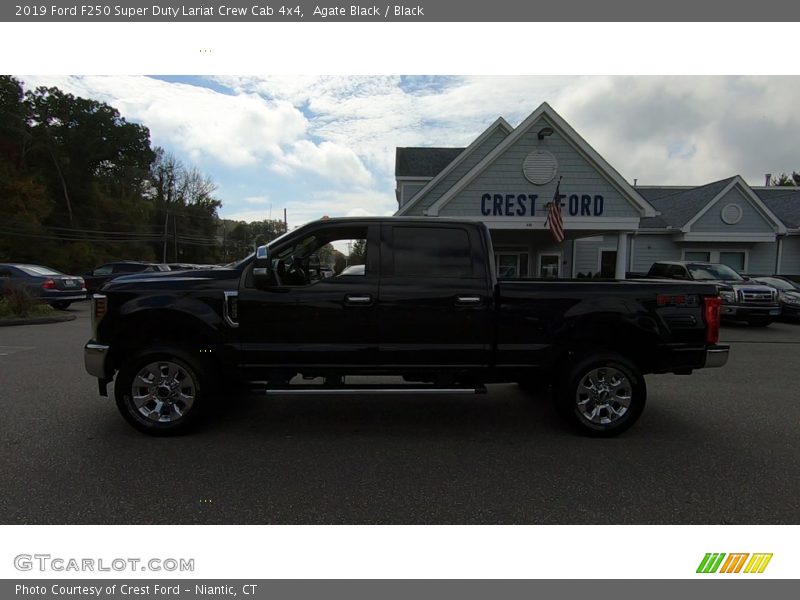 Agate Black / Black 2019 Ford F250 Super Duty Lariat Crew Cab 4x4