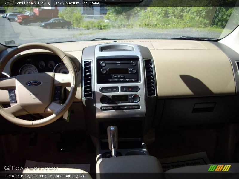 Black / Medium Light Stone 2007 Ford Edge SEL AWD