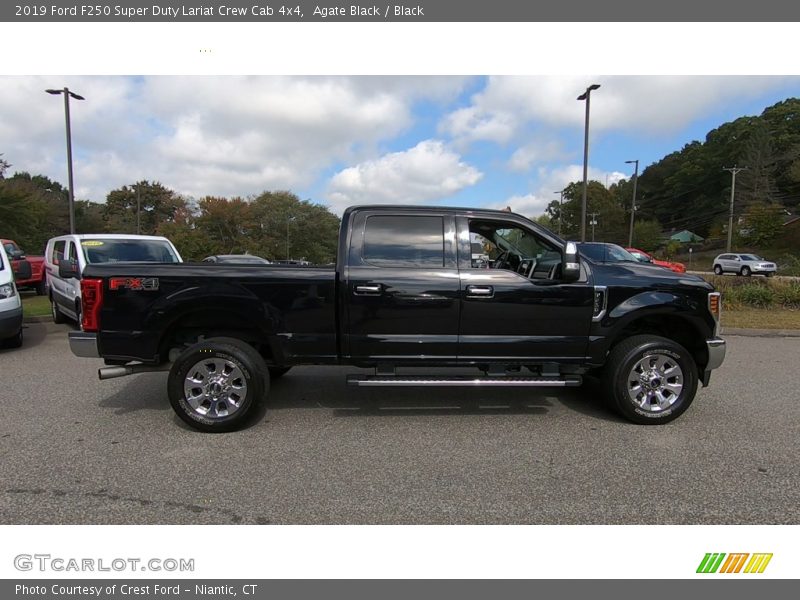 Agate Black / Black 2019 Ford F250 Super Duty Lariat Crew Cab 4x4