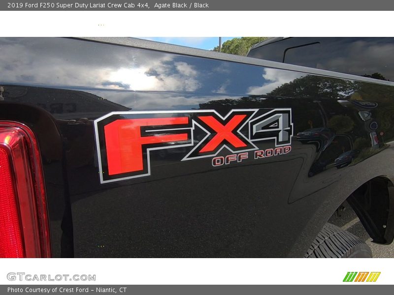 Agate Black / Black 2019 Ford F250 Super Duty Lariat Crew Cab 4x4