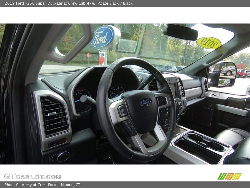 Agate Black / Black 2019 Ford F250 Super Duty Lariat Crew Cab 4x4
