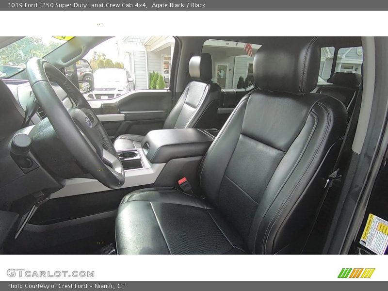 Agate Black / Black 2019 Ford F250 Super Duty Lariat Crew Cab 4x4