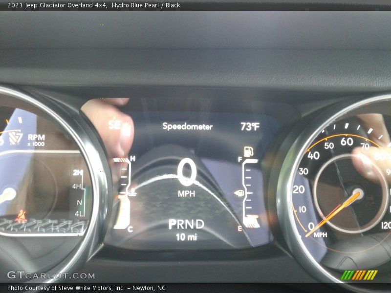 Hydro Blue Pearl / Black 2021 Jeep Gladiator Overland 4x4