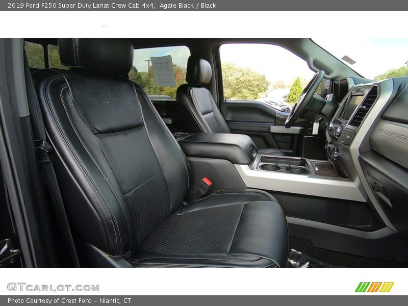Agate Black / Black 2019 Ford F250 Super Duty Lariat Crew Cab 4x4