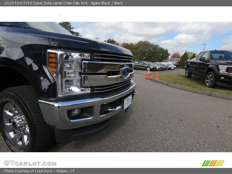 Agate Black / Black 2019 Ford F250 Super Duty Lariat Crew Cab 4x4