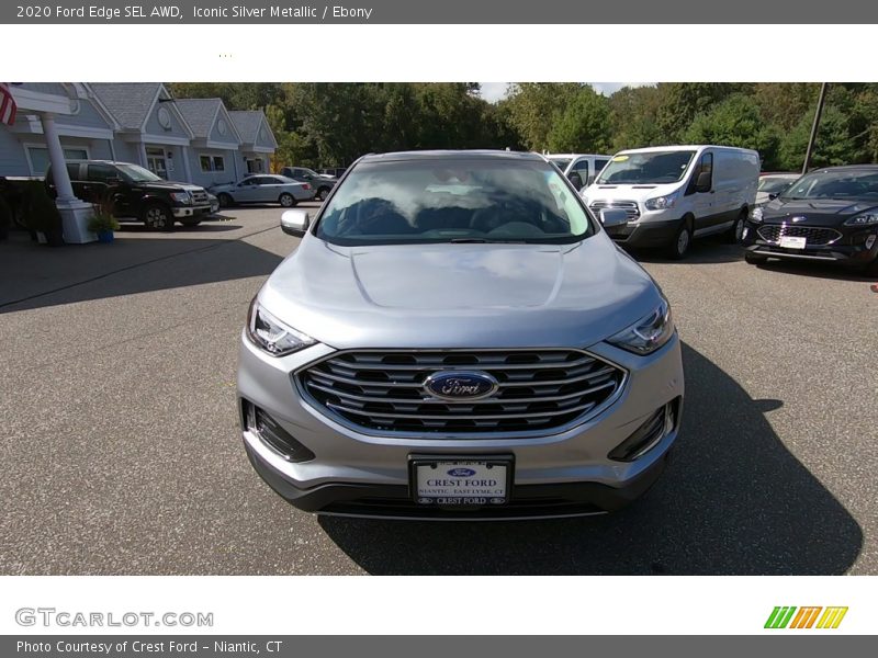 Iconic Silver Metallic / Ebony 2020 Ford Edge SEL AWD