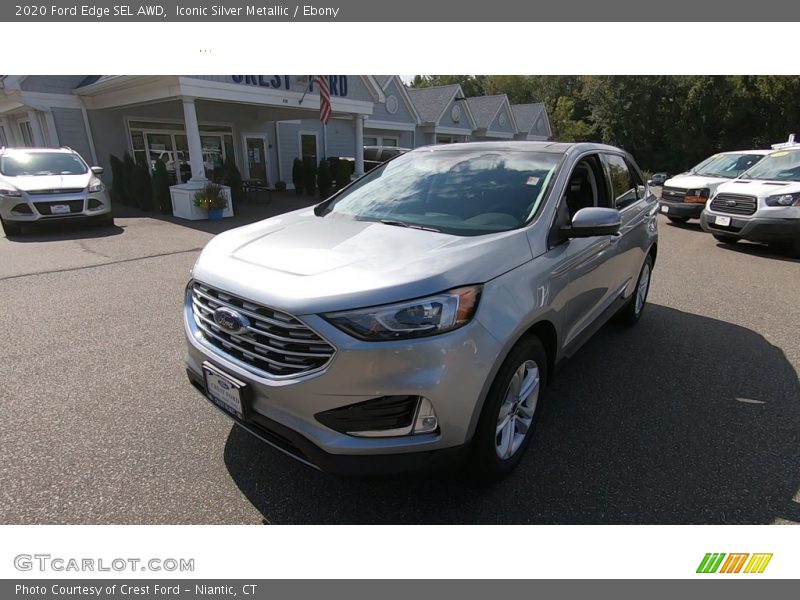 Iconic Silver Metallic / Ebony 2020 Ford Edge SEL AWD
