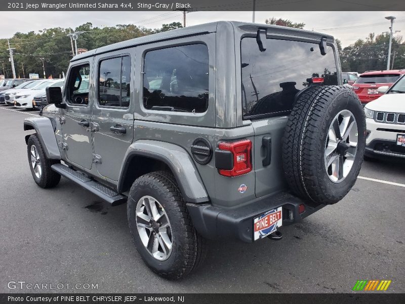 Sting-Gray / Black 2021 Jeep Wrangler Unlimited Sahara 4x4