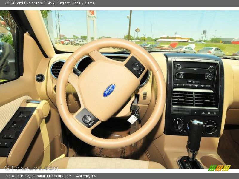 Oxford White / Camel 2009 Ford Explorer XLT 4x4