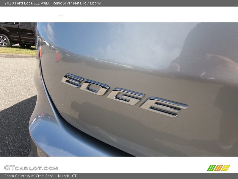 Iconic Silver Metallic / Ebony 2020 Ford Edge SEL AWD