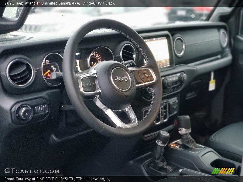 Sting-Gray / Black 2021 Jeep Wrangler Unlimited Sahara 4x4