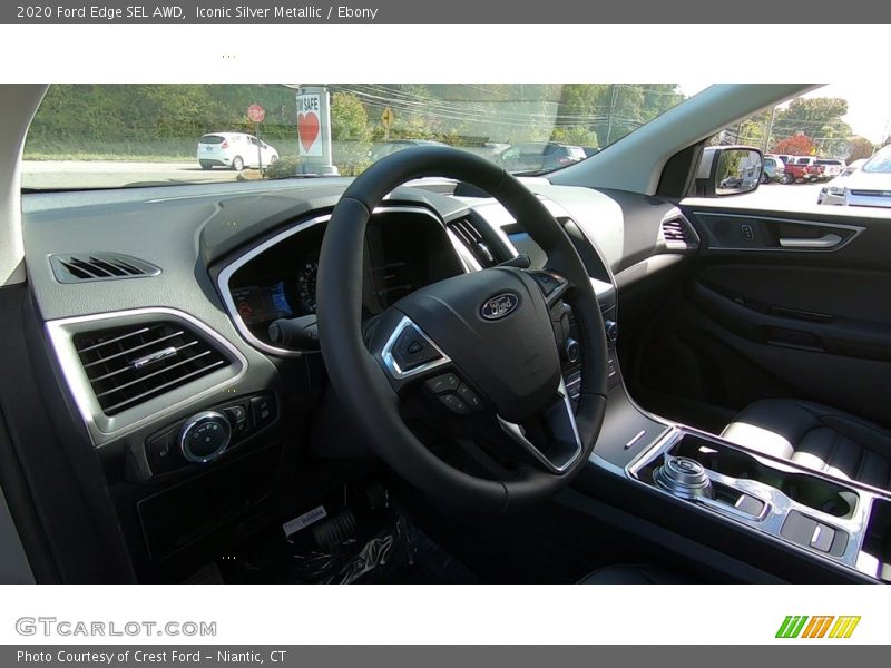 Iconic Silver Metallic / Ebony 2020 Ford Edge SEL AWD