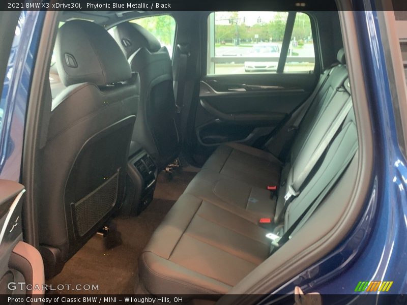 Phytonic Blue Metallic / Black 2021 BMW X3 xDrive30i