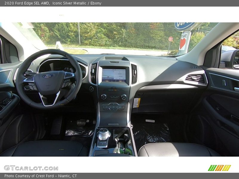 Iconic Silver Metallic / Ebony 2020 Ford Edge SEL AWD