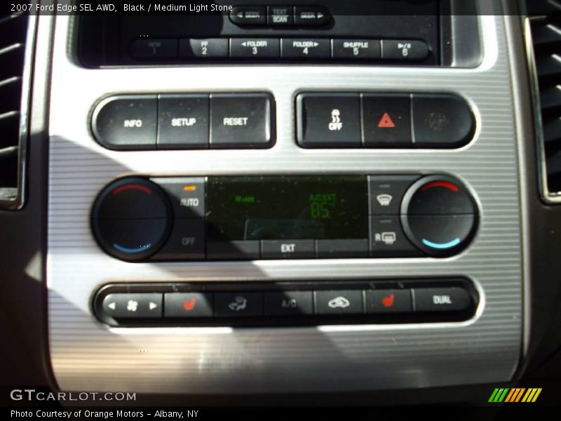 Black / Medium Light Stone 2007 Ford Edge SEL AWD