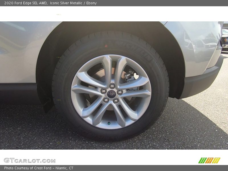 Iconic Silver Metallic / Ebony 2020 Ford Edge SEL AWD