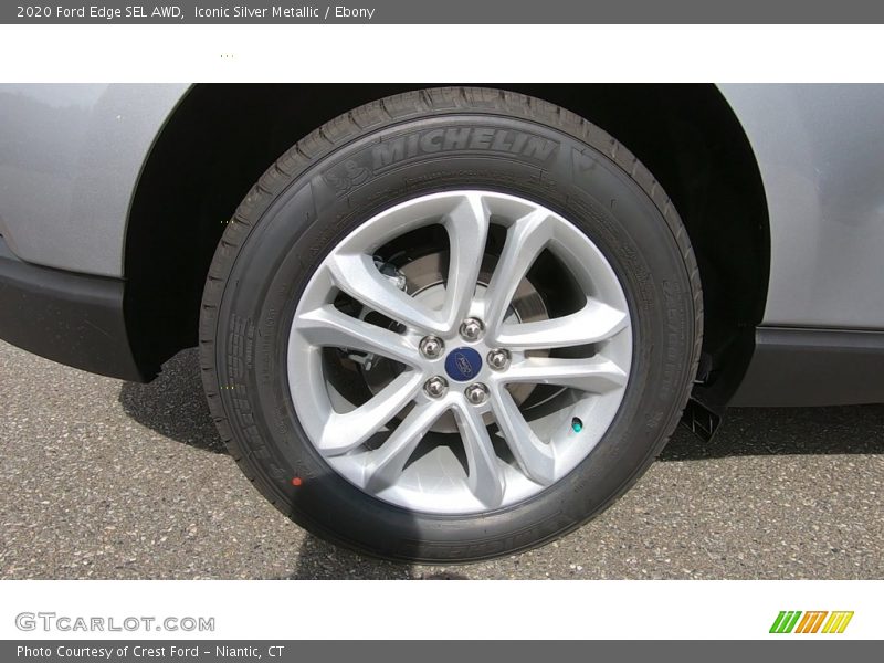 Iconic Silver Metallic / Ebony 2020 Ford Edge SEL AWD