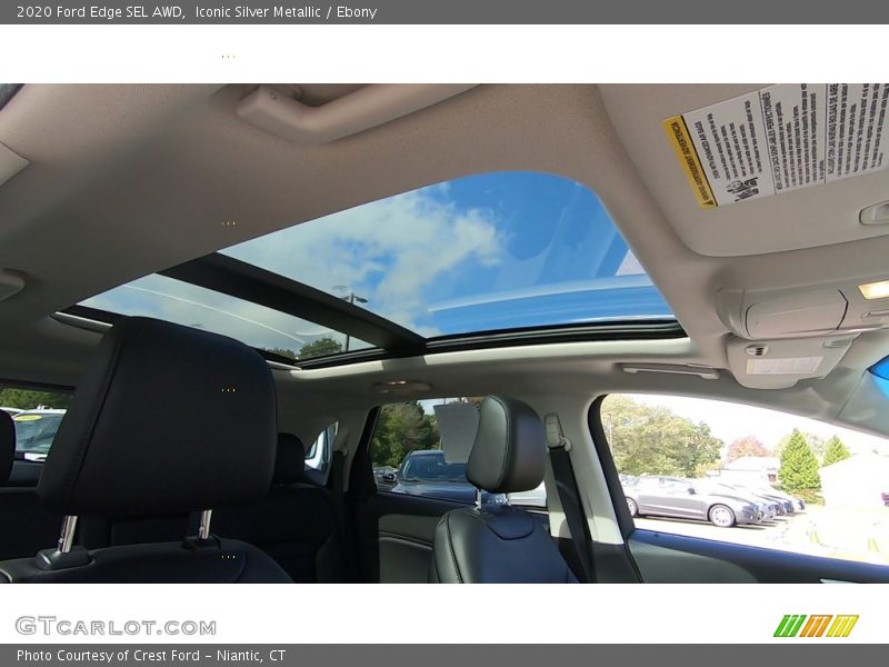 Iconic Silver Metallic / Ebony 2020 Ford Edge SEL AWD