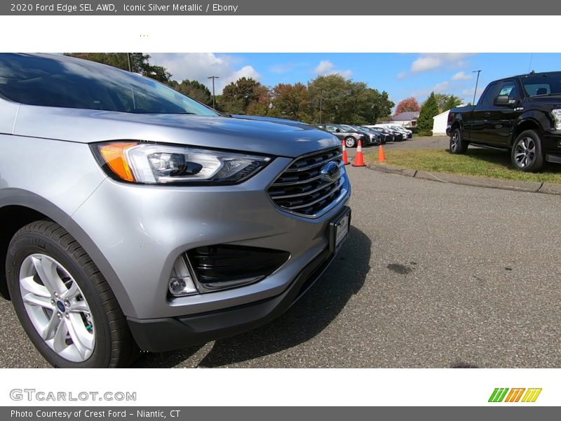 Iconic Silver Metallic / Ebony 2020 Ford Edge SEL AWD