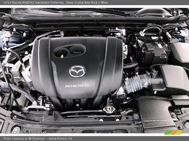  2019 MAZDA3 Hatchback Preferred Engine - 2.5 Liter SKYACVTIV-G DI DOHC 16-Valve VVT 4 Cylinder