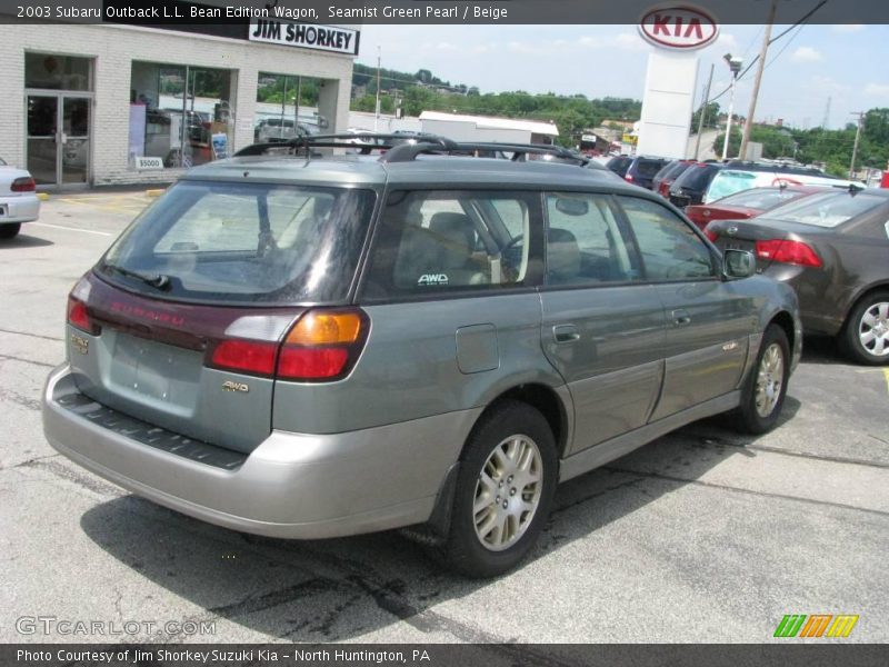 Seamist Green Pearl / Beige 2003 Subaru Outback L.L. Bean Edition Wagon