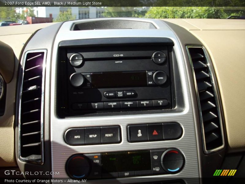 Black / Medium Light Stone 2007 Ford Edge SEL AWD