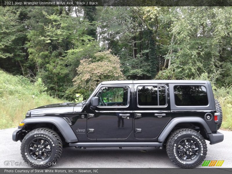  2021 Wrangler Unlimited Willys 4x4 Black